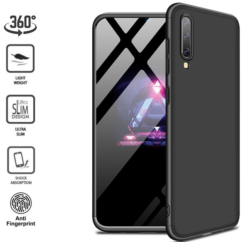 360 apsauga dėklas - juodas (GALAXY A70) 360 apsauga dėklas - juodas (GALAXY A70)